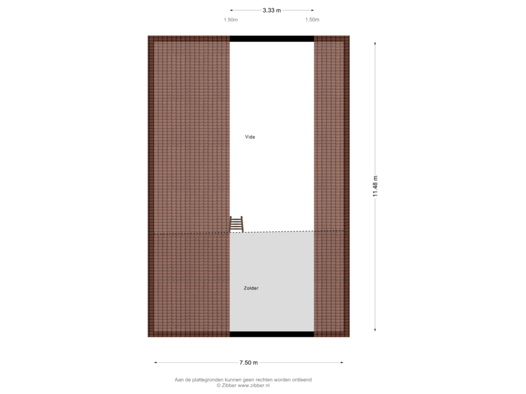 Bekijk plattegrond van Zolder van Molenweg 9