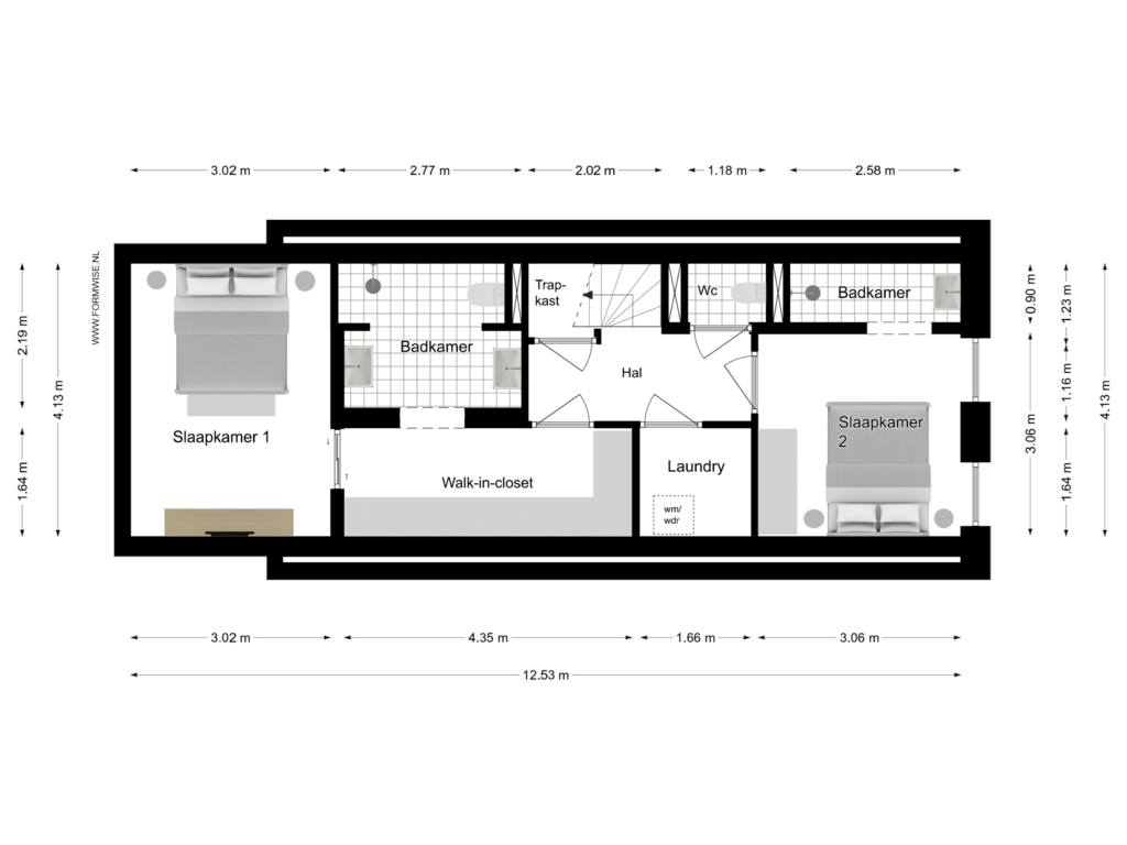 Bekijk plattegrond van SOUTERRAIN van Cornelis Anthoniszstraat 64-H