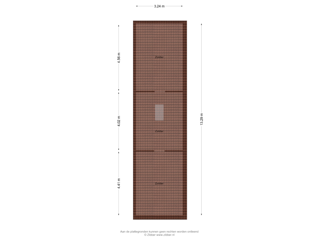 Bekijk plattegrond van Zolder van Campstede 9