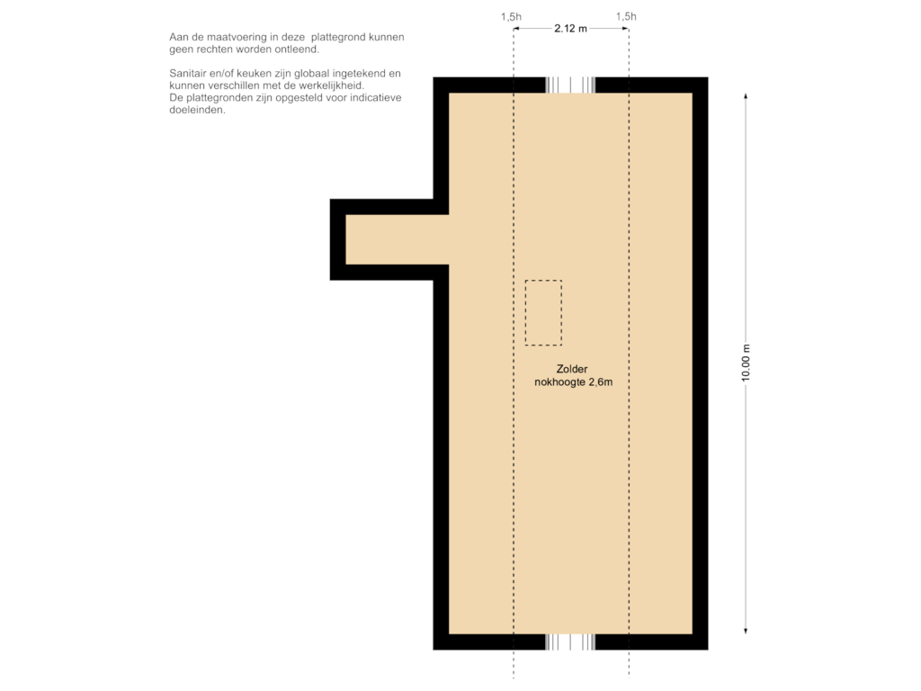 View floorplan of Tweede verdieping of Prins Bernhardlaan 145