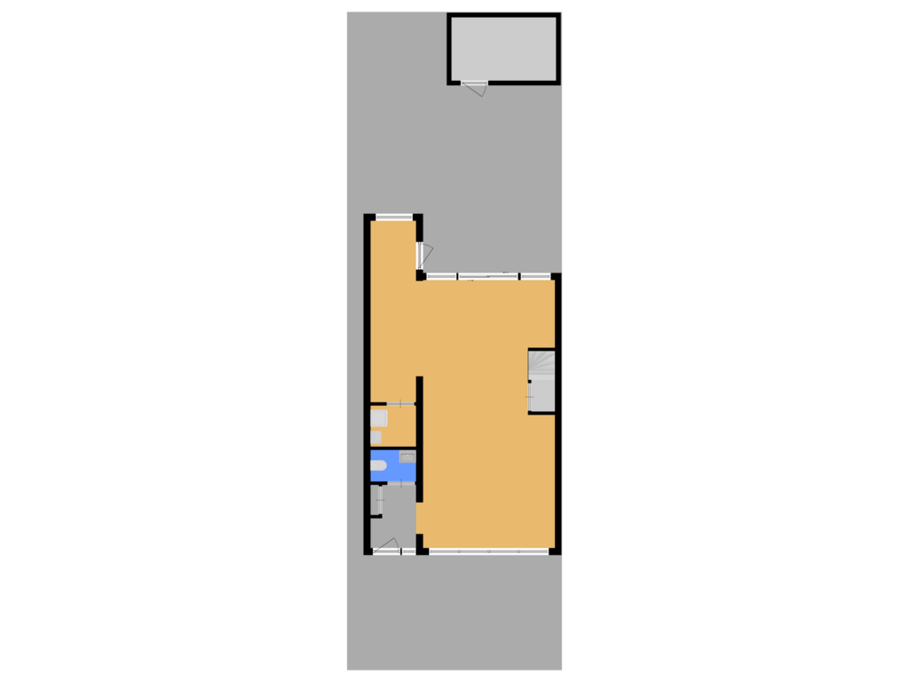 Bekijk plattegrond van Perceel van Mr.J.C.Bührmannlaan 99