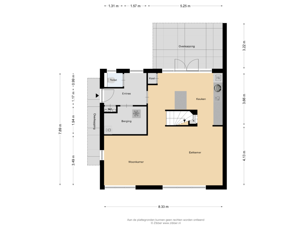 View floorplan of Begane Grond of Rolduckerstraat 81