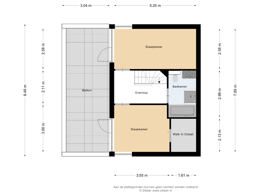 View floorplan of Eerste Verdieping of Rolduckerstraat 81