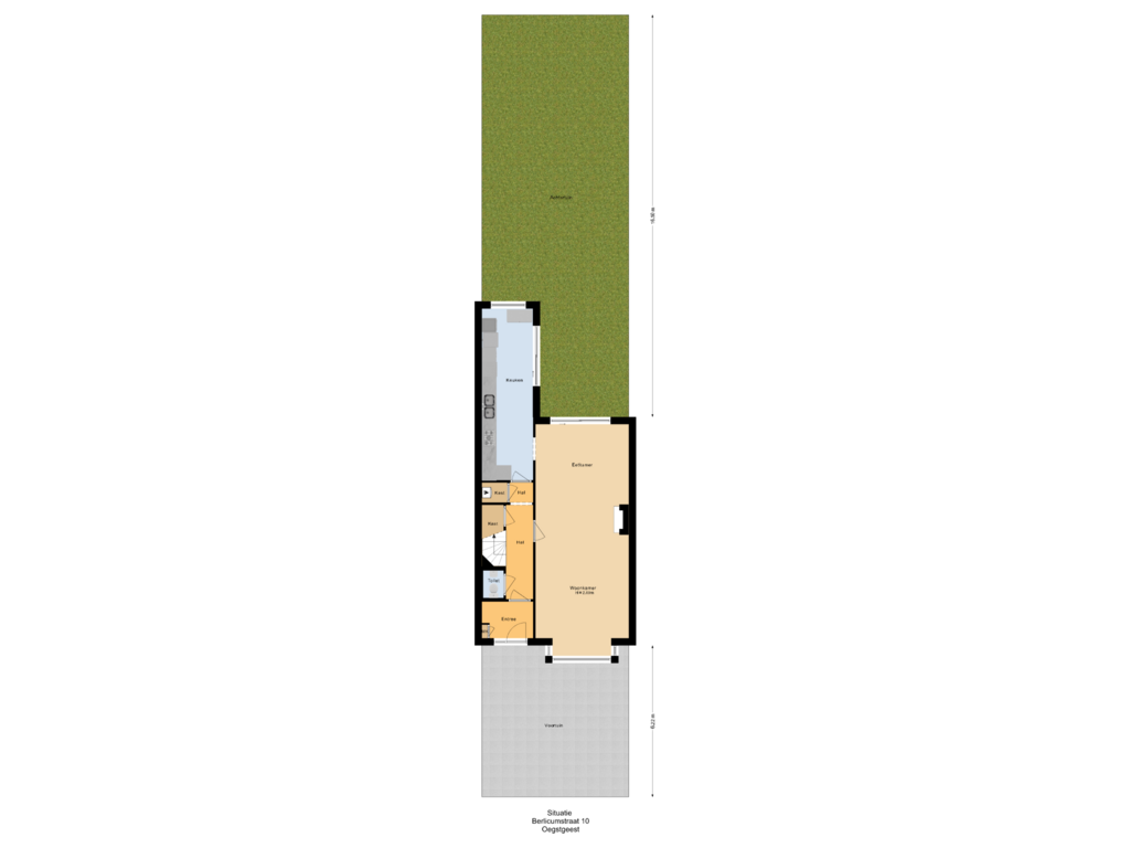 Bekijk plattegrond van Situatie van Berlicumstraat 10