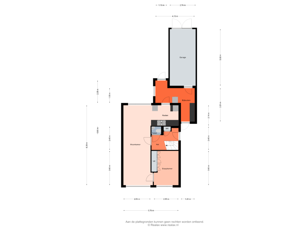 Bekijk plattegrond van Begane grond van Kruizemunt 90