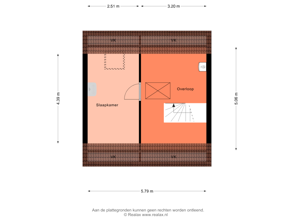 Bekijk plattegrond van Verdieping 2 van Kruizemunt 90