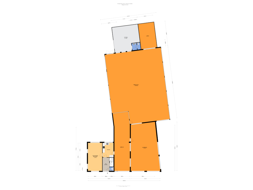 Bekijk plattegrond van Begane Grond van Tielsestraat 184