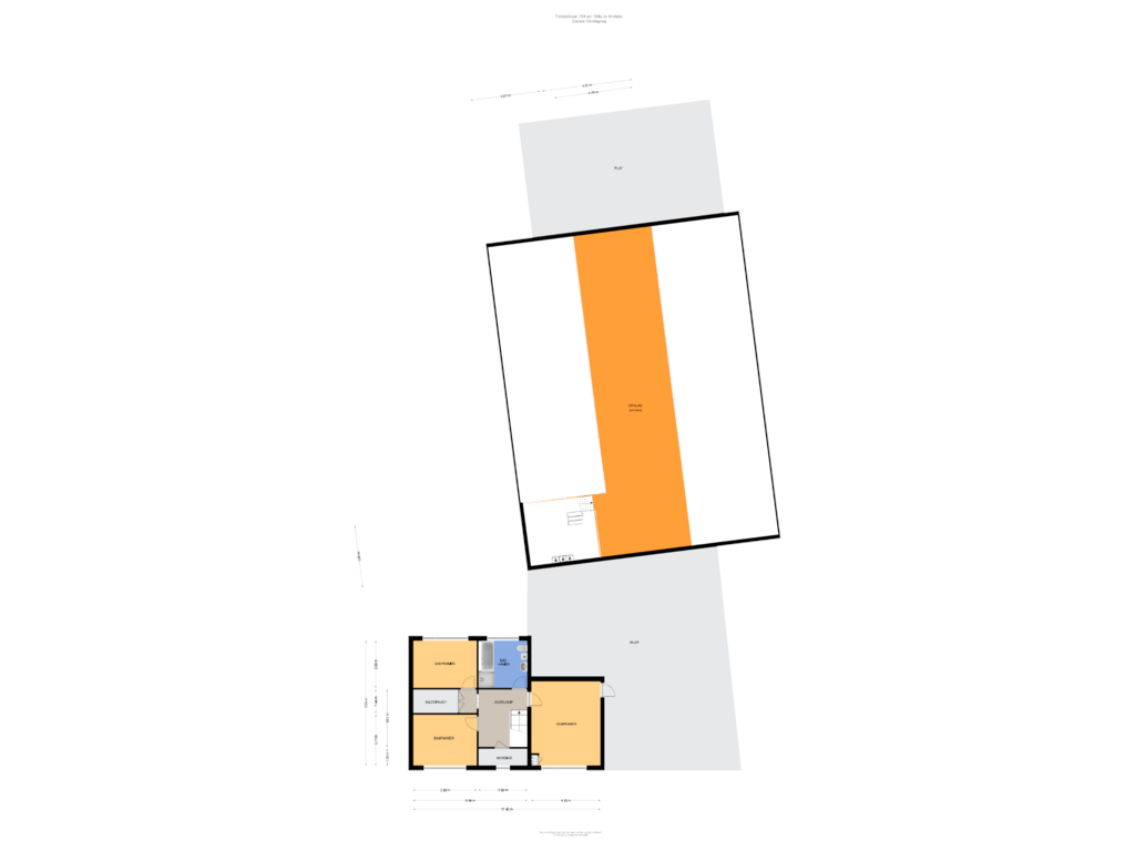 Bekijk plattegrond van Eerste Verdieping van Tielsestraat 184