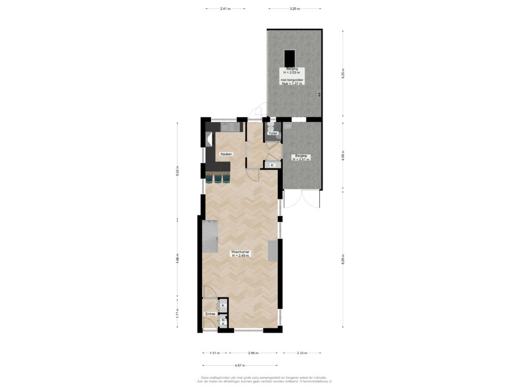 Bekijk plattegrond van First floor van Westkanaalweg 86