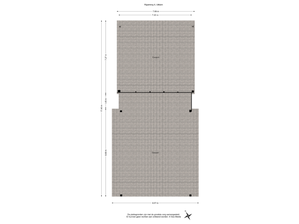 Bekijk plattegrond van Berging van Rijperweg 6