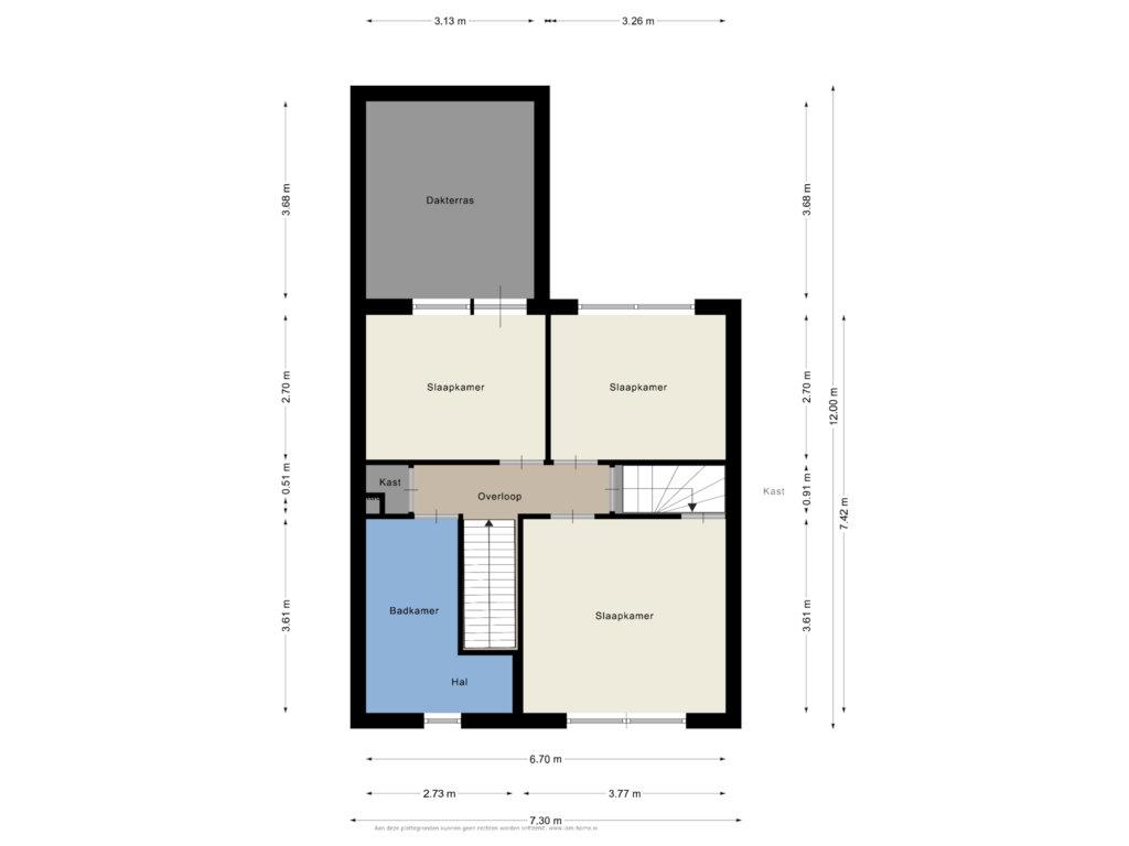 Bekijk plattegrond van 1e Verdieping van Plonderijen 27