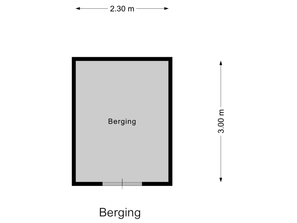 Bekijk plattegrond van Berging van Lakenvelder 38