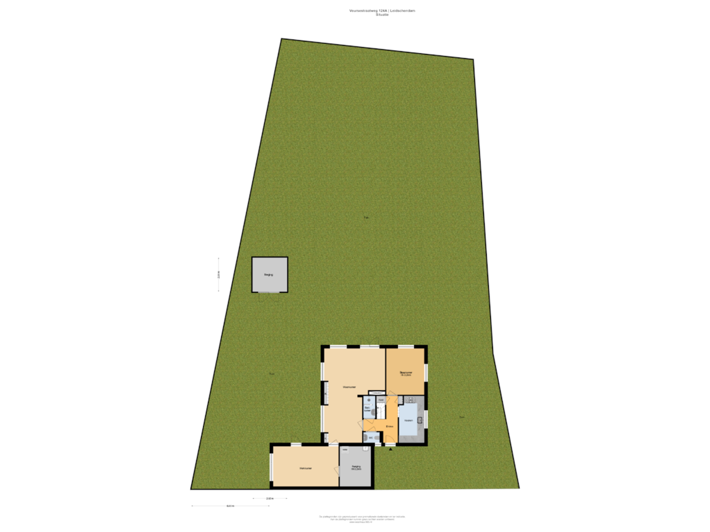 Bekijk plattegrond van Situatie van Veursestraatweg 124-A