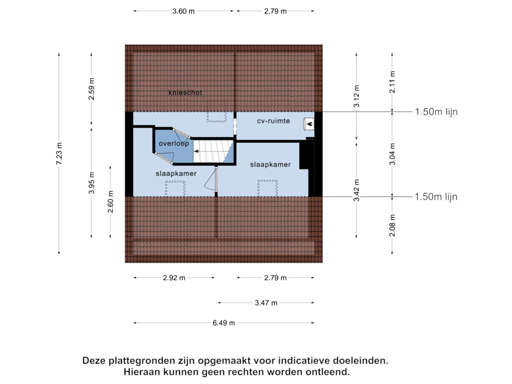 Bekijk plattegrond van 2e verdieping van Gerrit Bleekerstraat 28