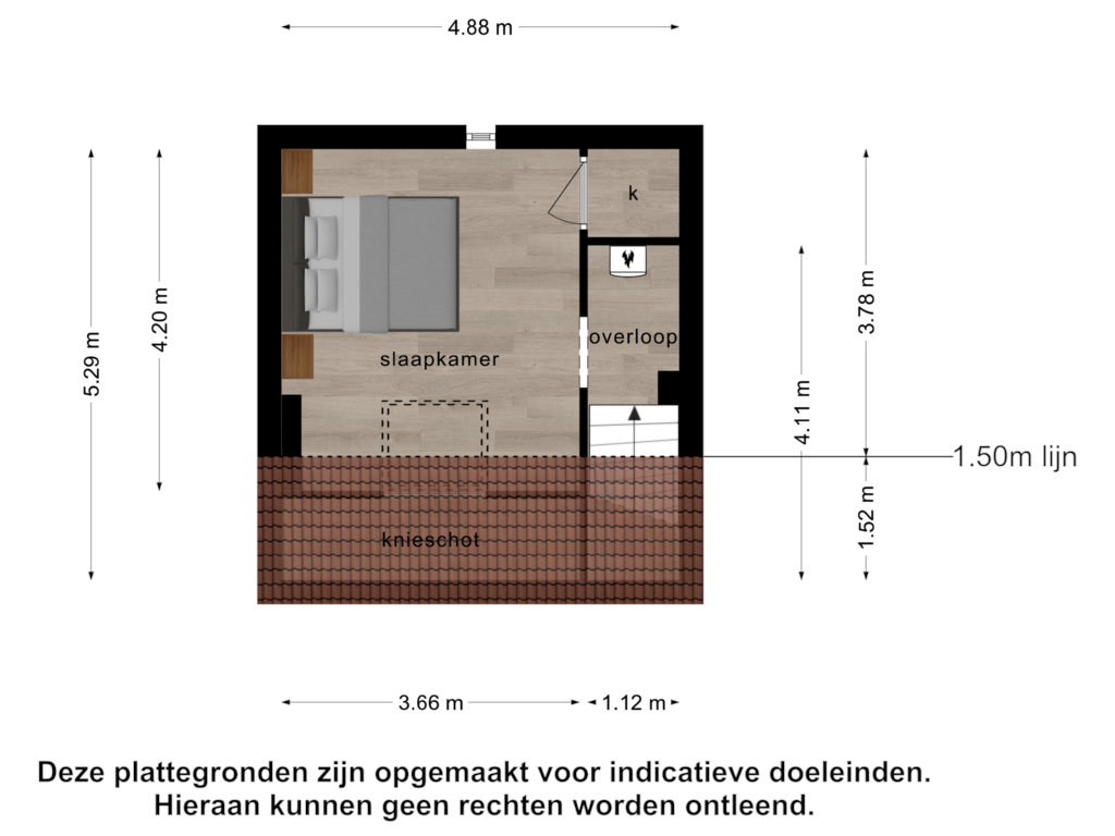 Bekijk plattegrond van 2e verdieping van Kanariesprenk 257