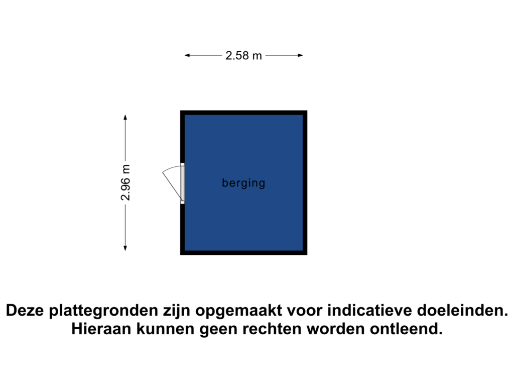 Bekijk plattegrond van Berging van Kanariesprenk 257