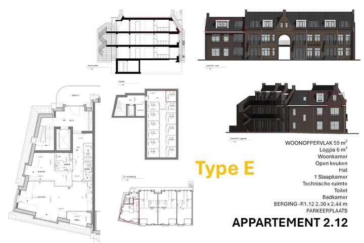 Bekijk foto 1 van Appartement (Bouwnr. app 2.12)