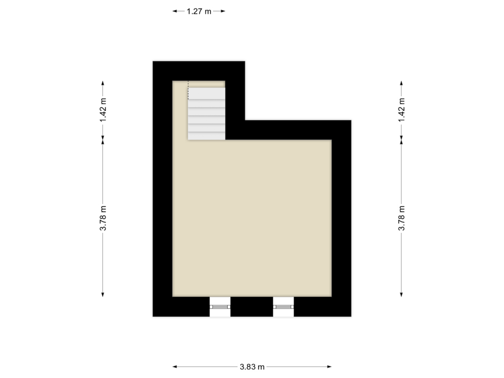 Bekijk plattegrond van KELDER van Karel Doormanstraat 8