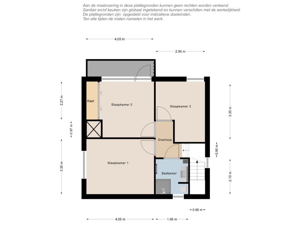 Bekijk plattegrond van 1e verdieping van Molenweg 10