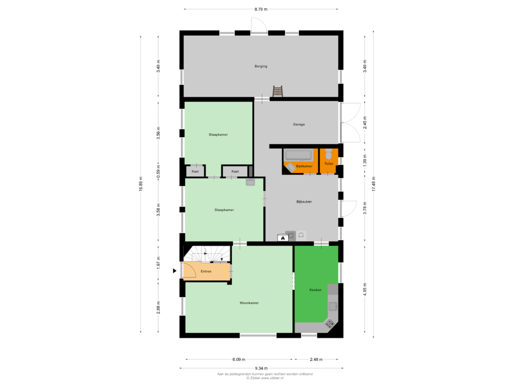 Bekijk plattegrond van Begane Grond van Leeuwkesgraaf 2