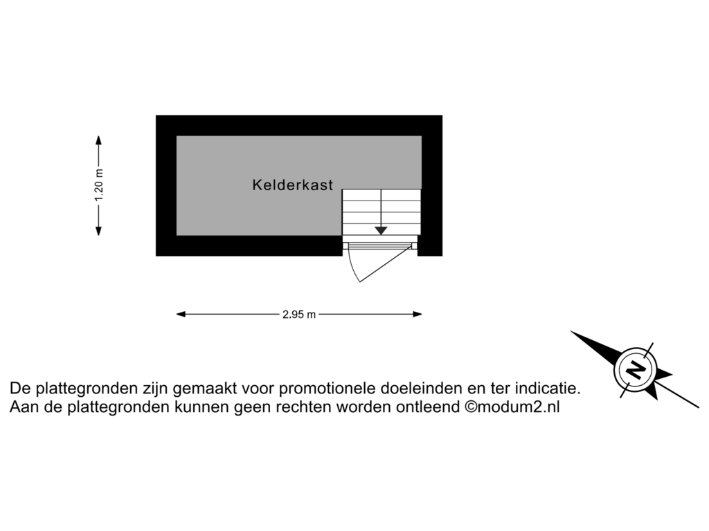 Bekijk plattegrond van Kelder van Klapwijkseweg 59