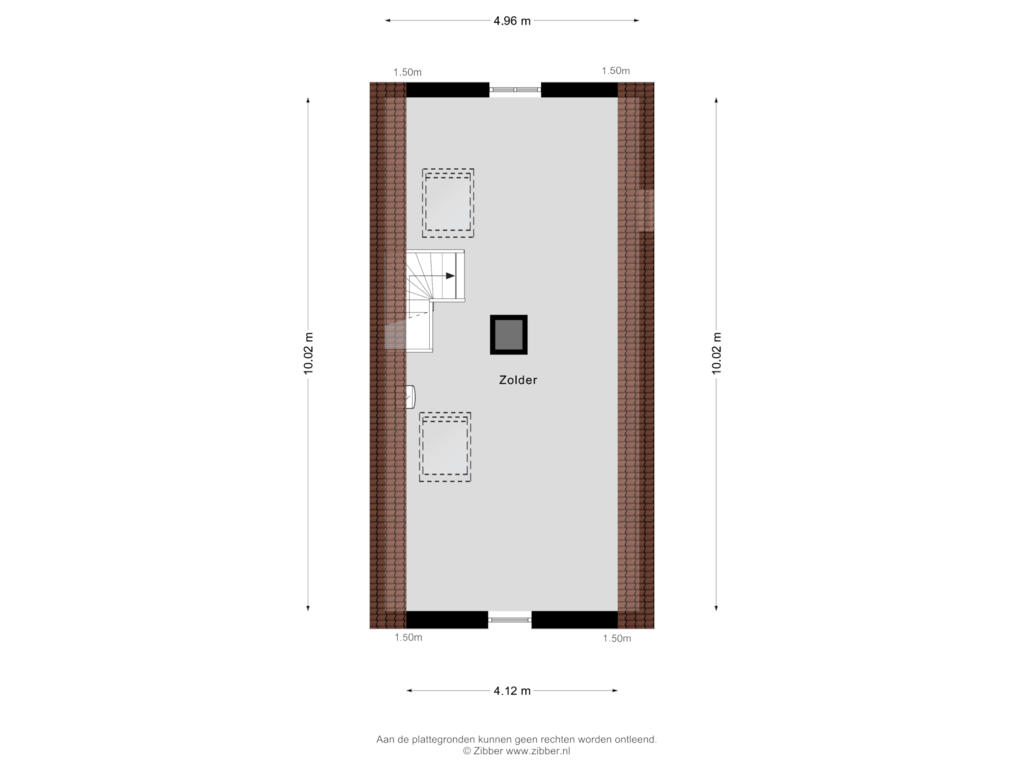 Bekijk plattegrond van Tweede verdieping van Plantage Centrum 6