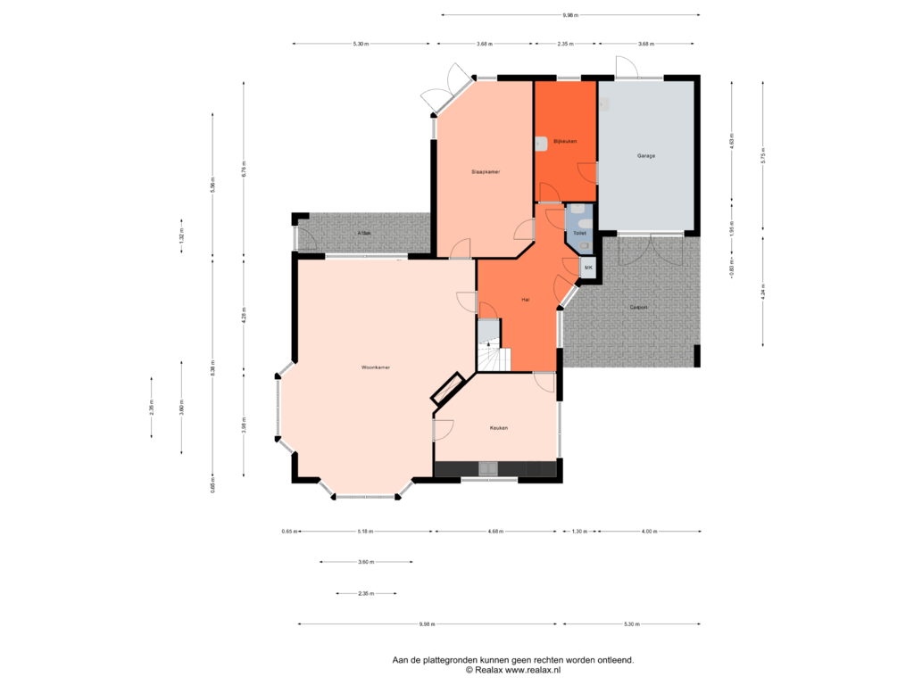 Bekijk plattegrond van Begane grond van Muldersweg 24