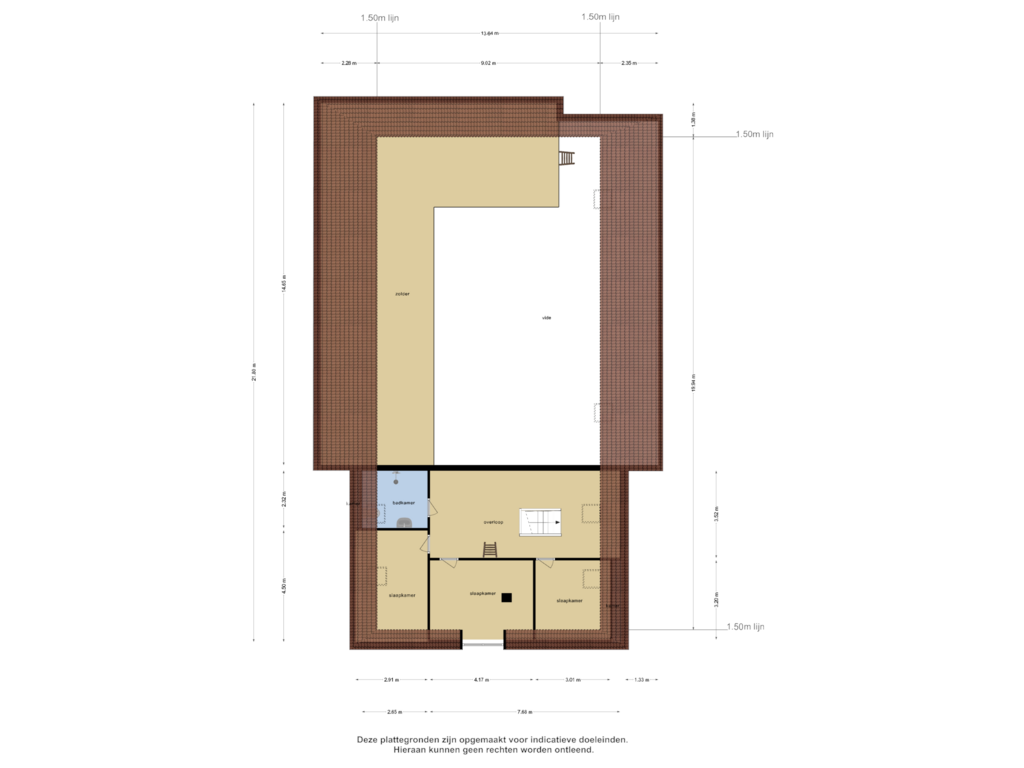 View floorplan of Eerste verdieping of Westerein 32