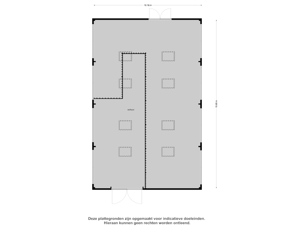 View floorplan of Schuur of Westerein 32