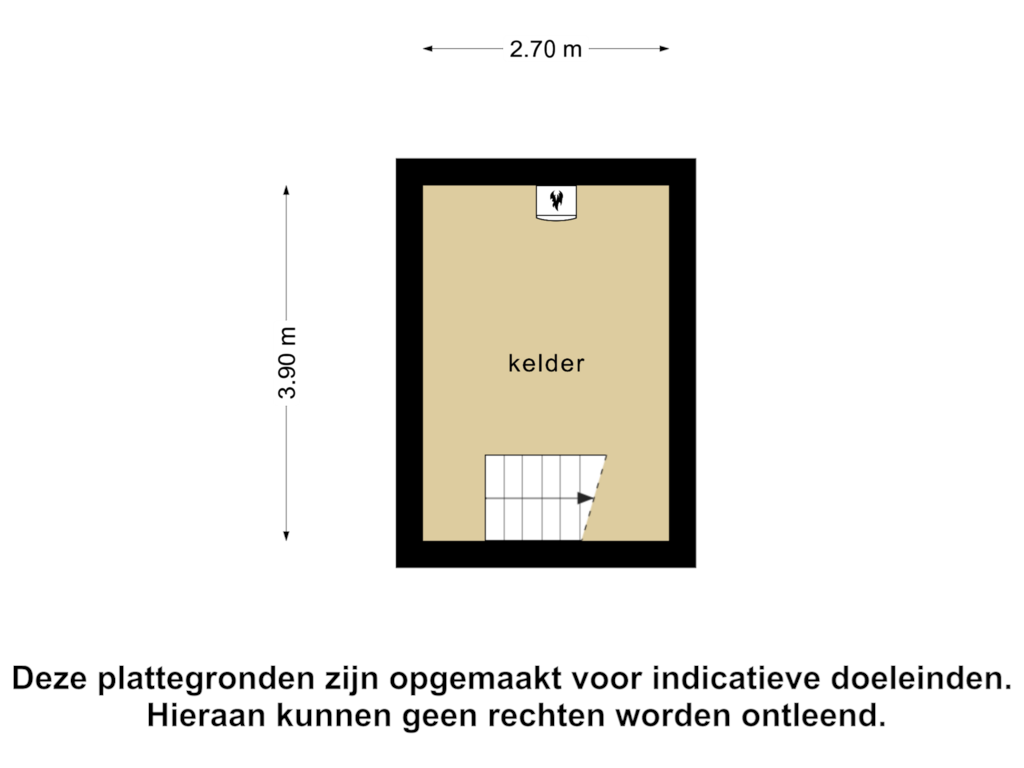 Bekijk plattegrond van Kelder van Zuideinde 100