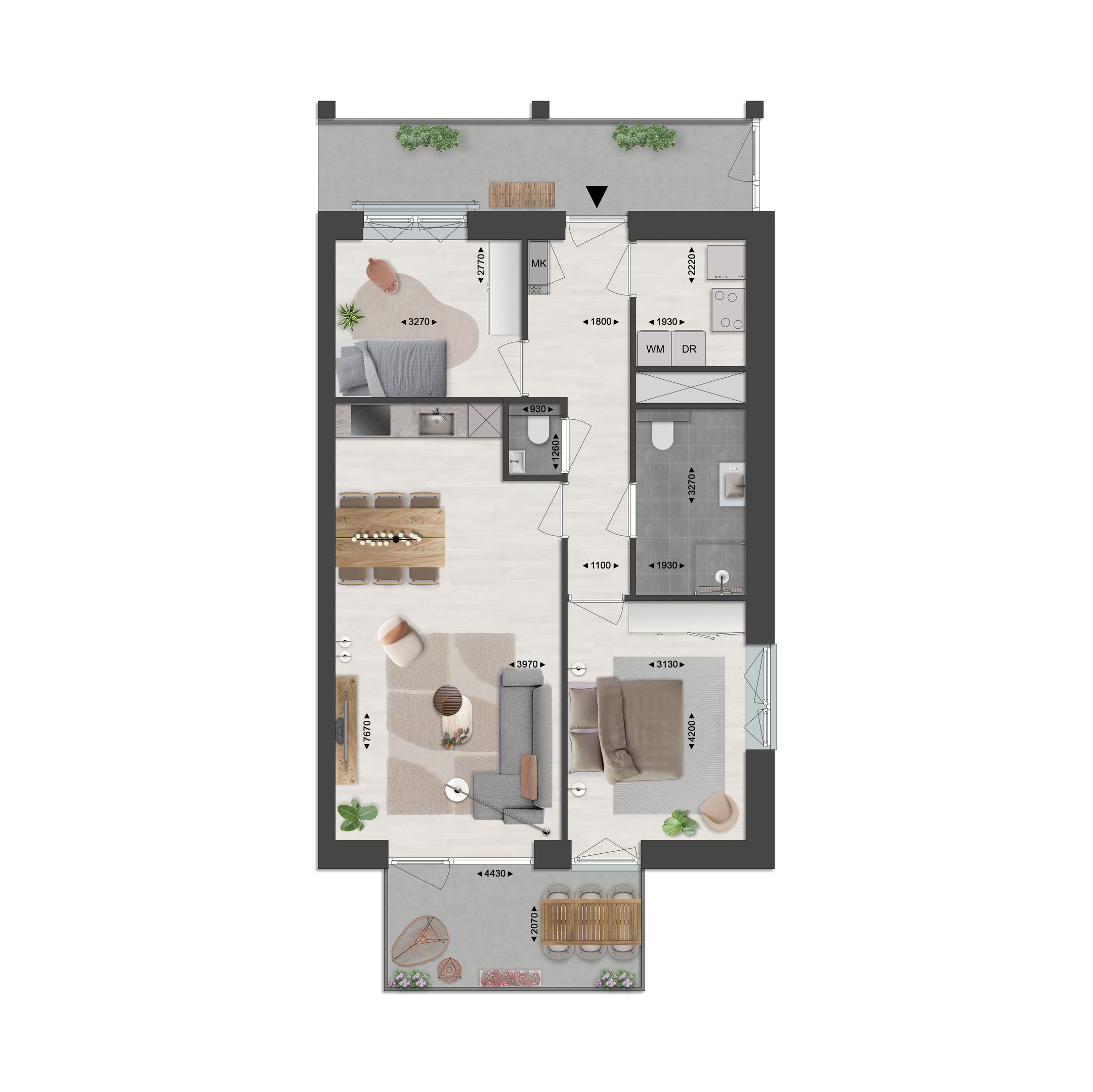 Appartement 55 (Bouwnr. 63)