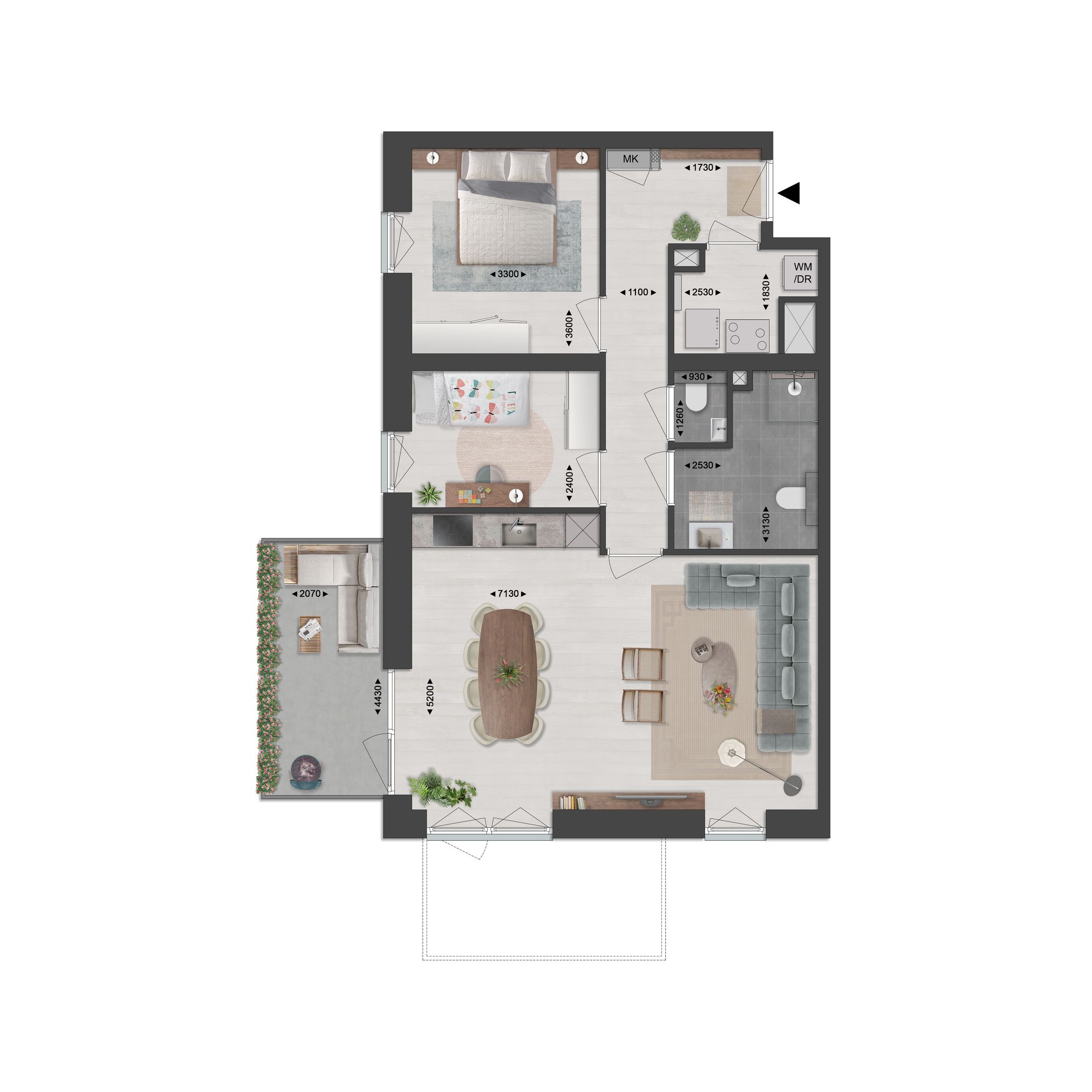 Appartement 71 (Bouwnr. 75), Deurne, 5751CN, Noord-Brabant, Nederland  