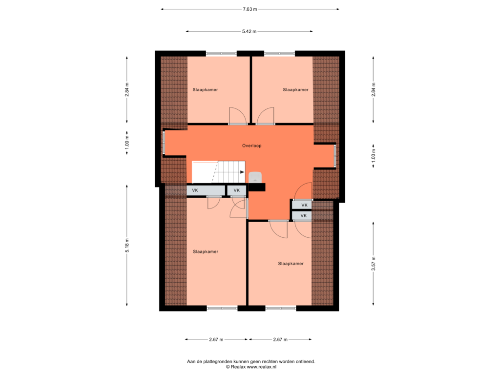 Bekijk plattegrond van Verdieping 1 van Lemelerveldseweg 5