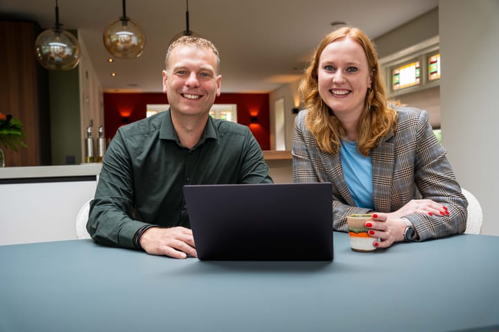 Een promotiefoto voor op kantoor