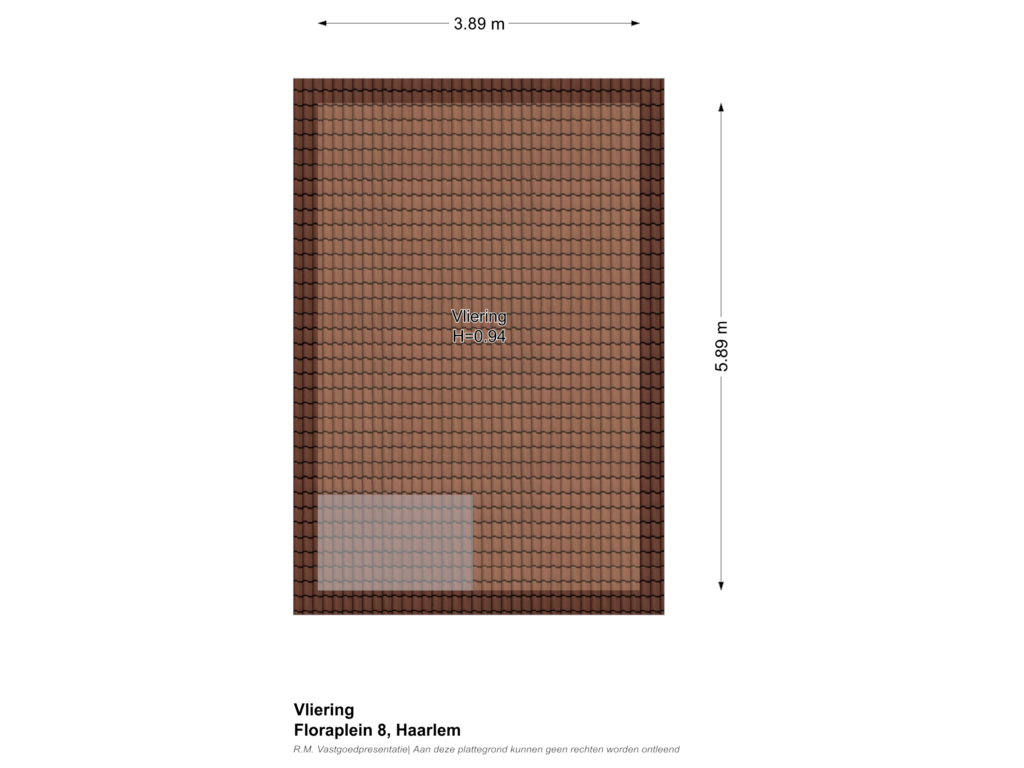 Bekijk plattegrond van Vliering van Floraplein 8