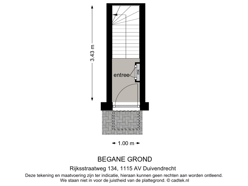 Bekijk plattegrond van Begane grond van Rijksstraatweg 134