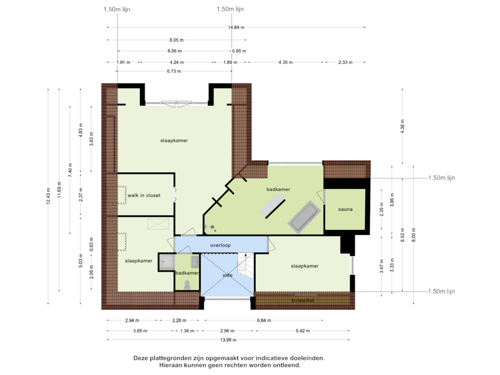 Bekijk plattegrond van 1e verdieping van Paalstraat 20