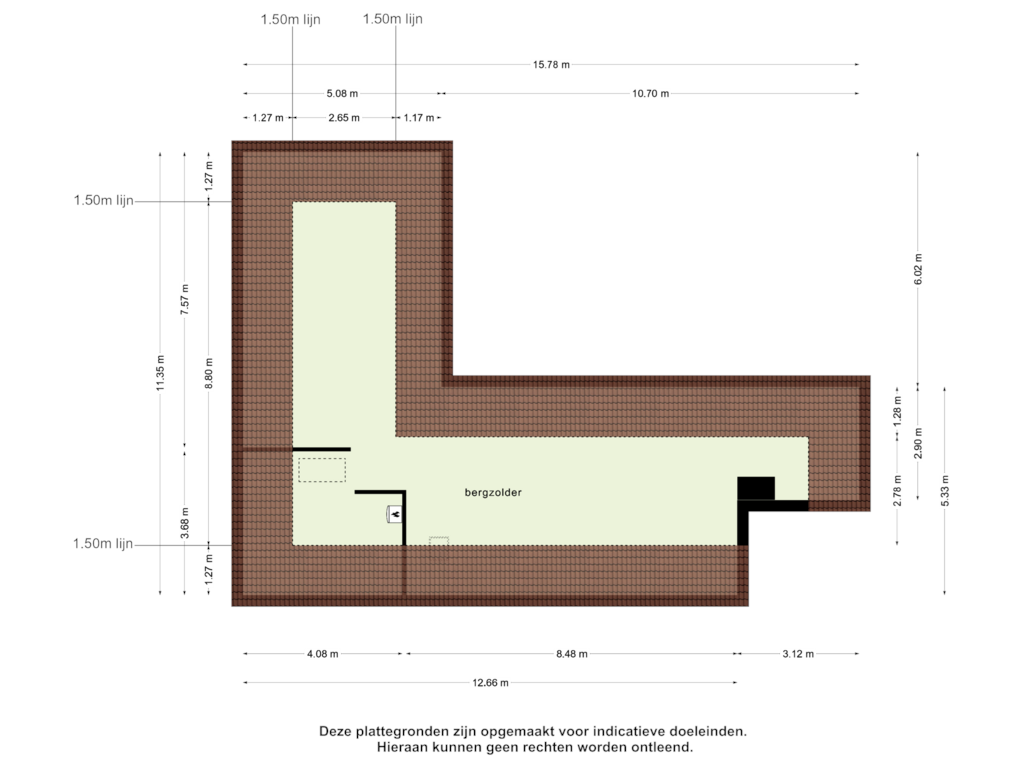 Bekijk plattegrond van 2e  verdieping van Paalstraat 20