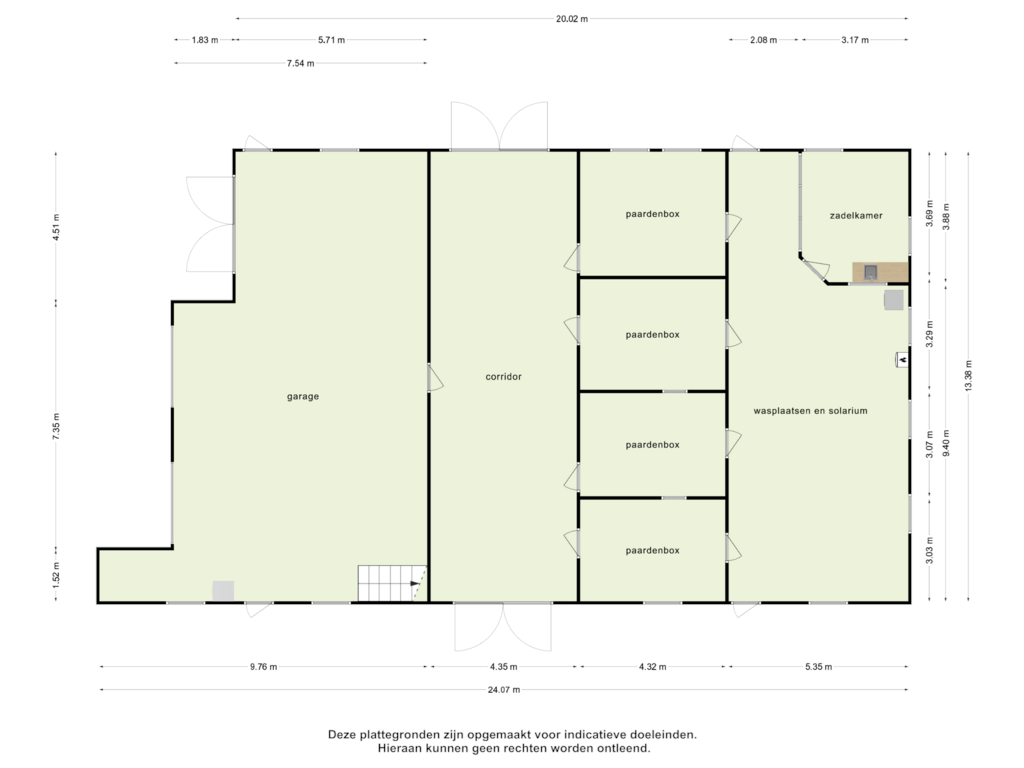 Bekijk plattegrond van Berging van Paalstraat 20