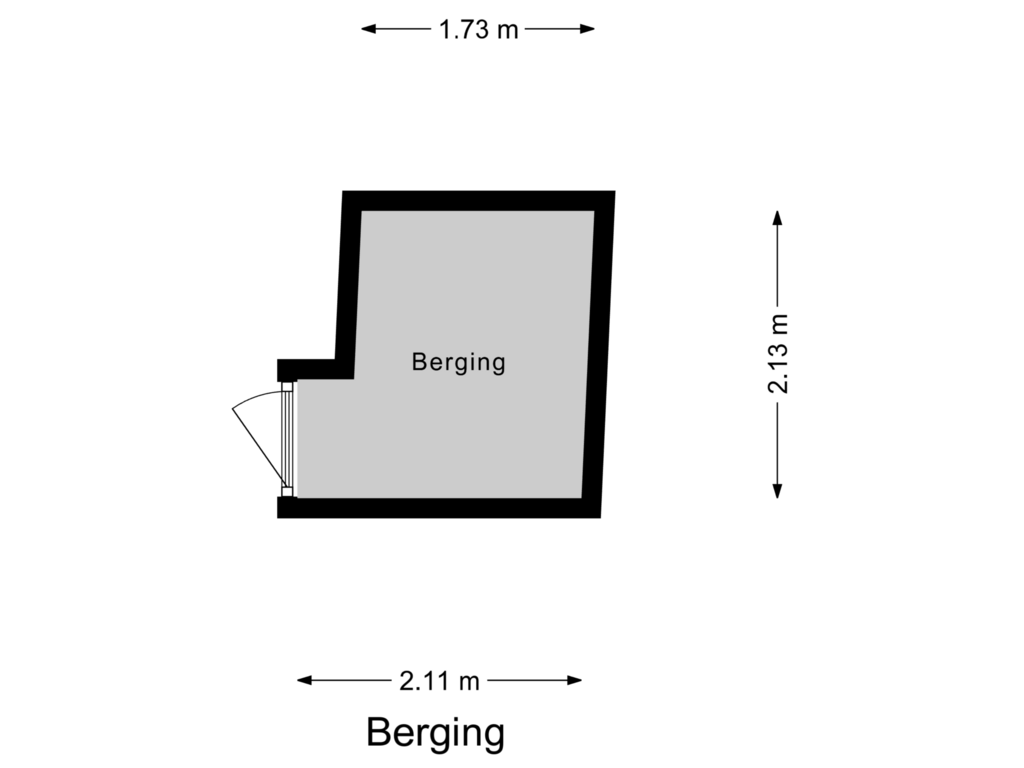 View floorplan of Berging of Troelstrakade 895