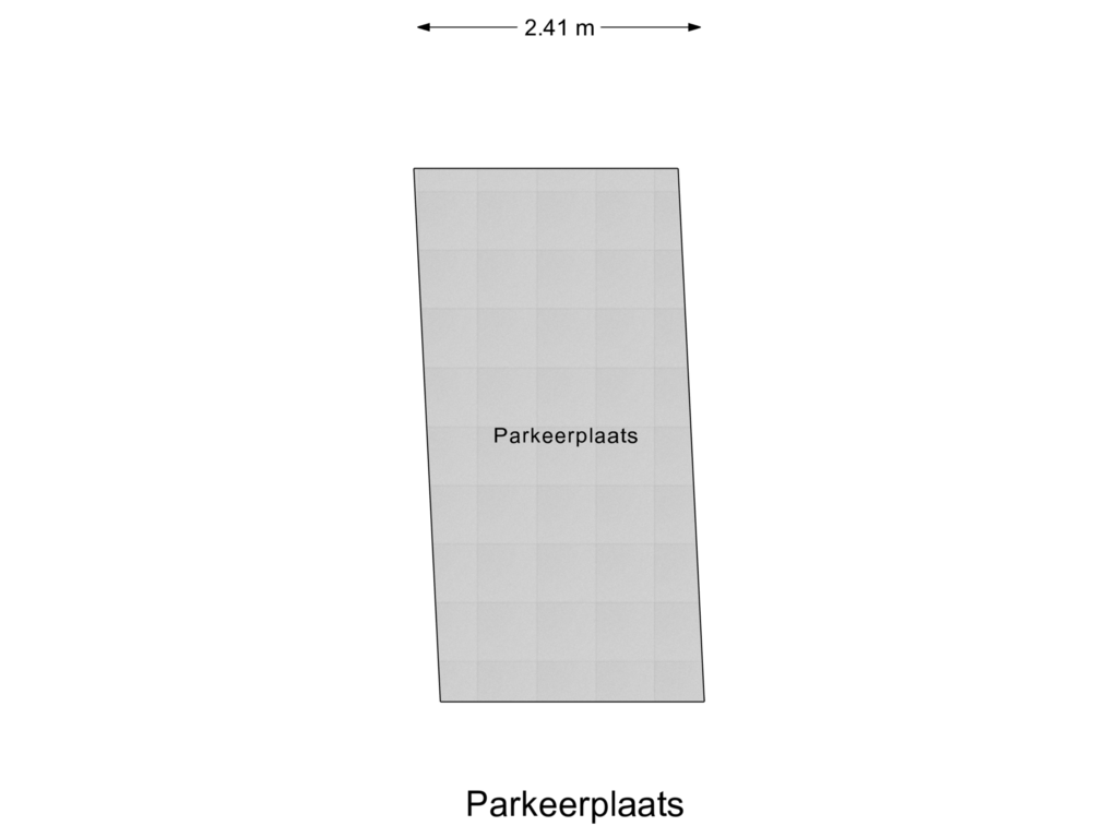 View floorplan of Parkeerplaats of Troelstrakade 895