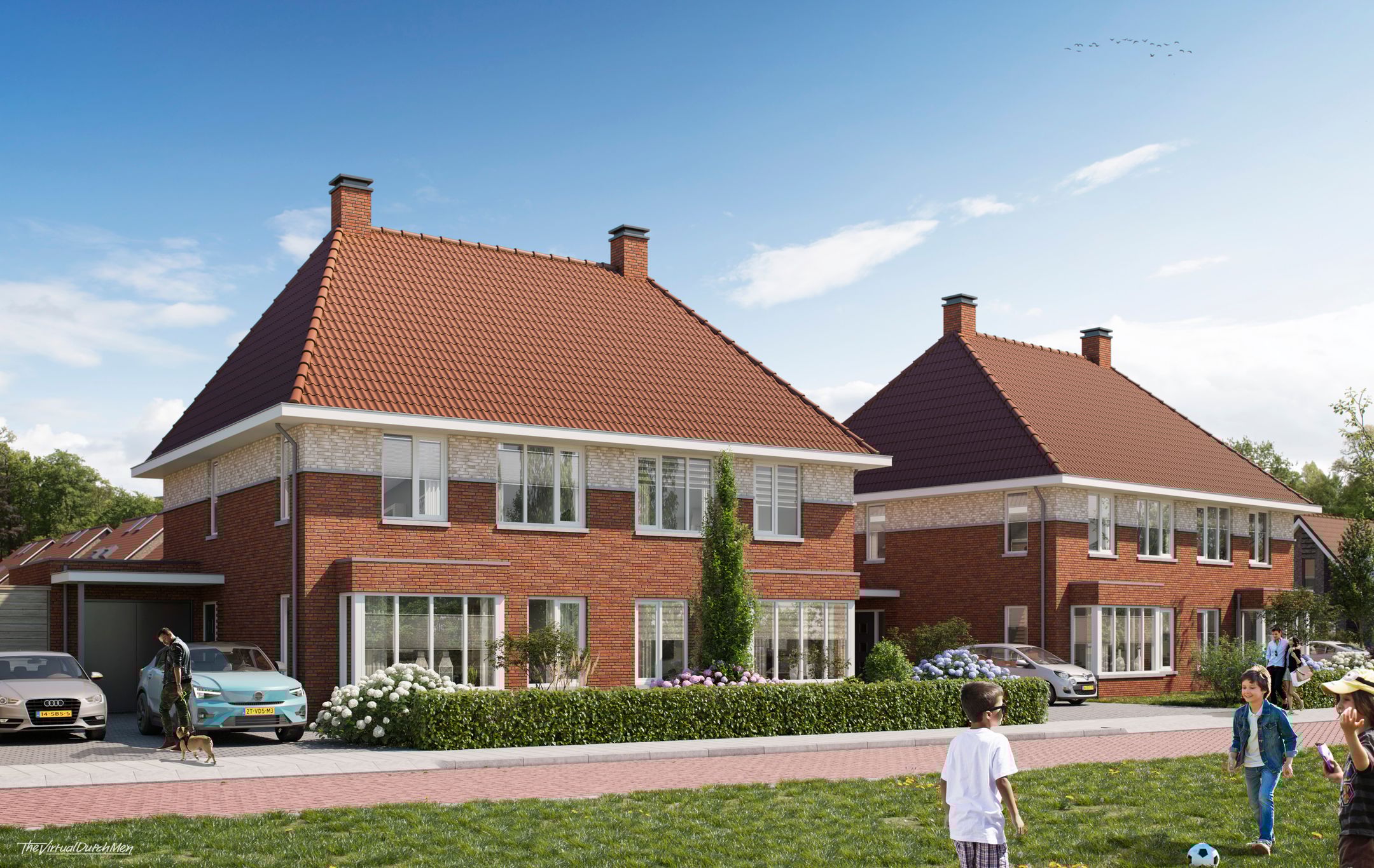 Type A - twee-onder-een-kap (extra breed) (Bouwnr. 1), Wierden, 7642JN, Overijssel, Nederland