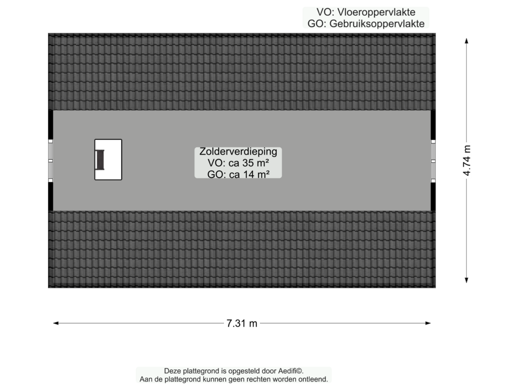 Bekijk plattegrond van Garage verdieping van Lutsborgsweg 71