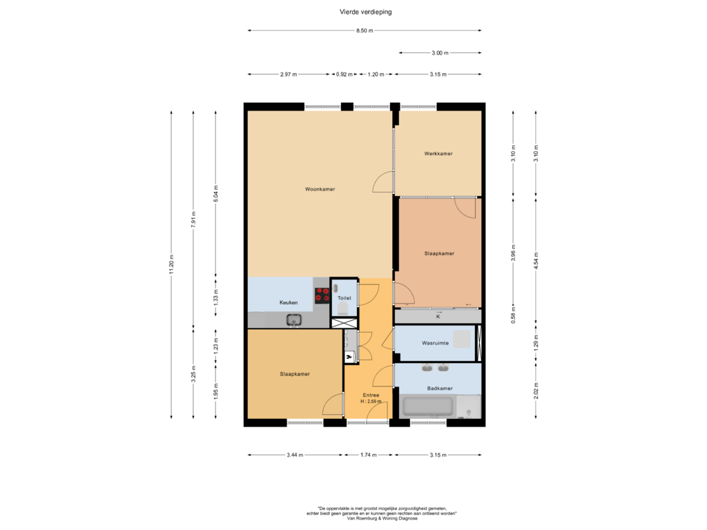 Bekijk plattegrond van Eerste verdieping van Afroditekade 180-B