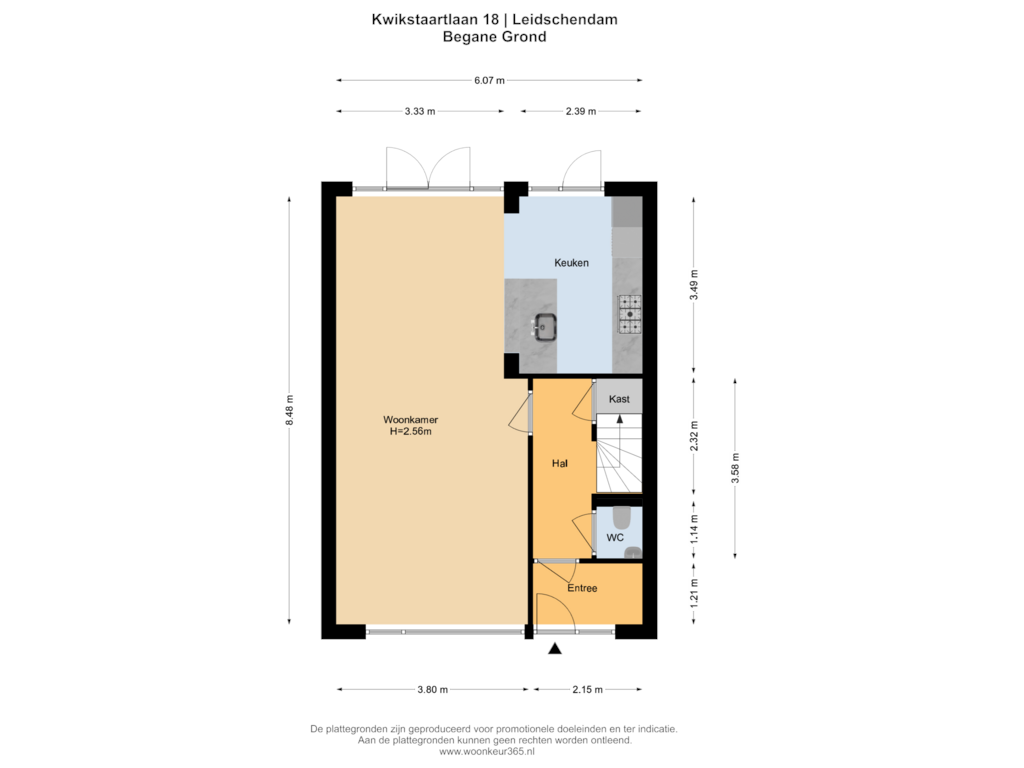 Bekijk plattegrond van Begane Grond van Kwikstaartlaan 18