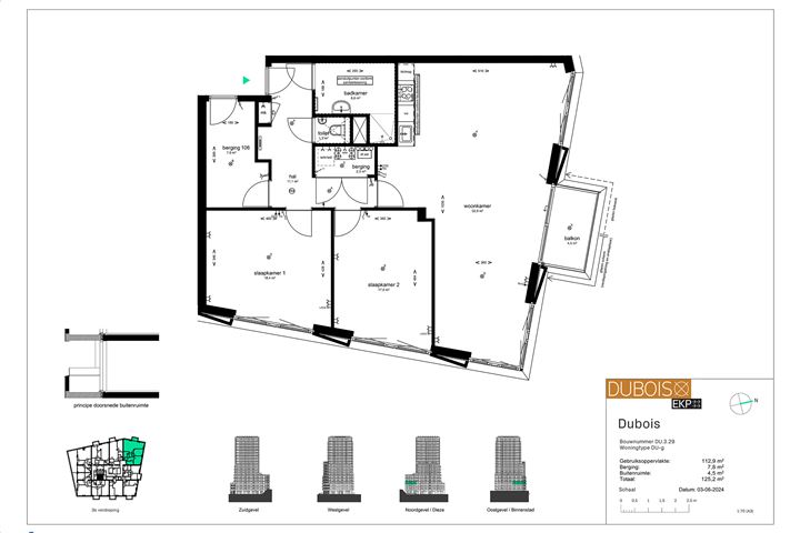 Bekijk foto 2 van 3-kamer appartement (Bouwnr. 329)