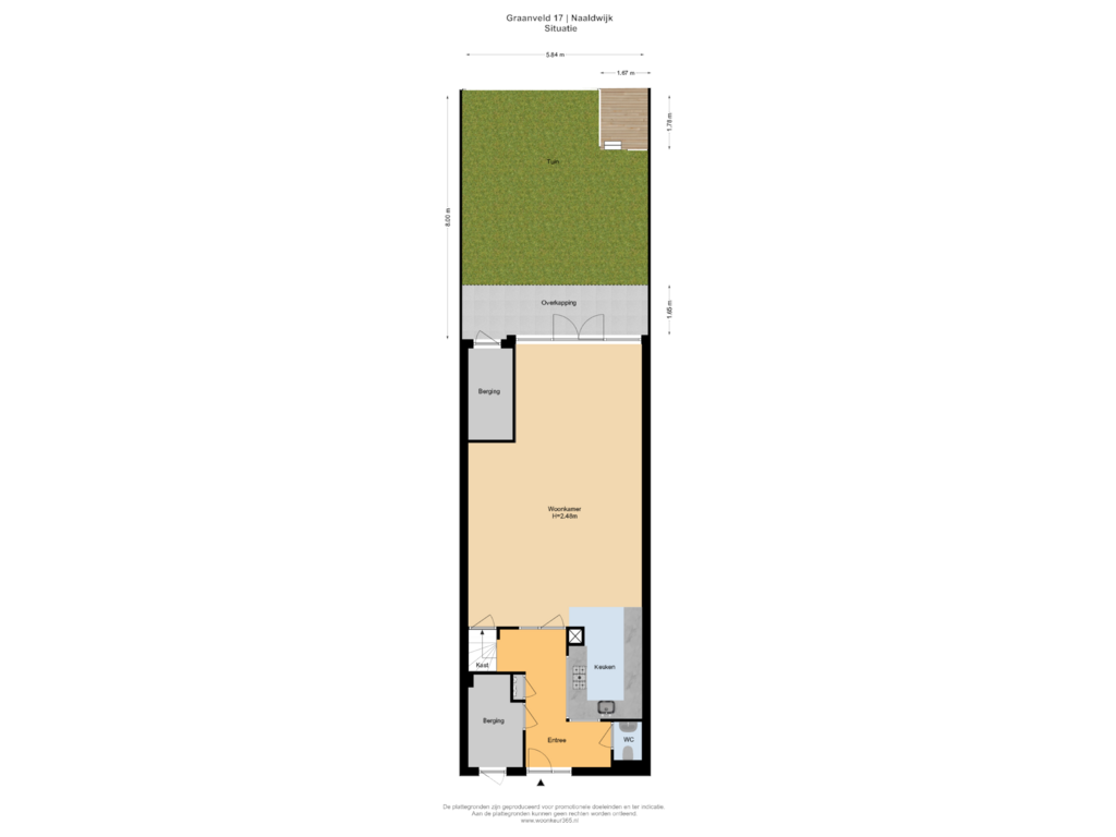 Bekijk plattegrond van Situatie van Graanveld 17