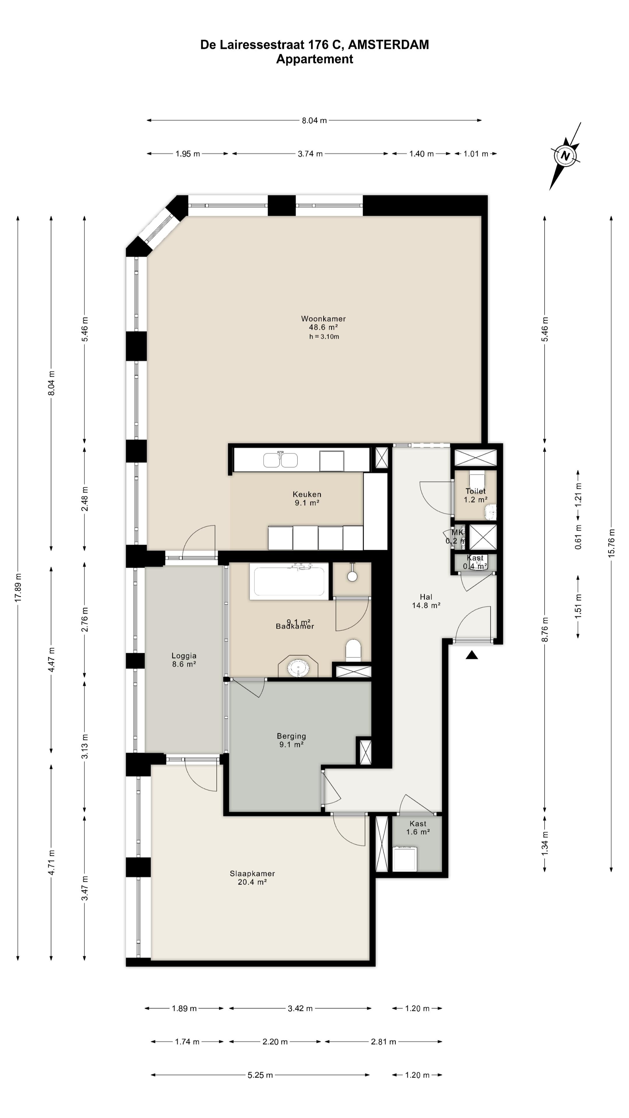 Foto 30 van De Lairessestraat 176-C