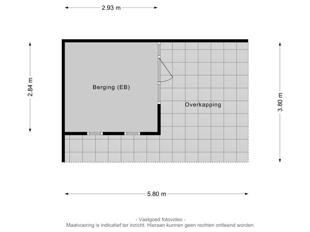 Bekijk plattegrond van Berging 2 van Oosterhoutsestraat 63