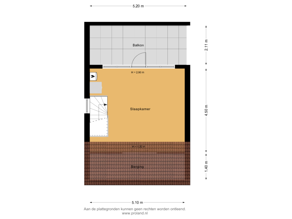 Bekijk plattegrond van 2e Verdieping van Helmkruid 6